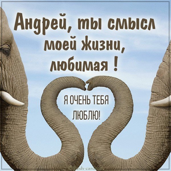 Картинка любимому Андрею