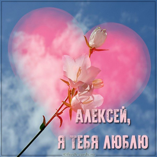 Картинка люблю тебя Алексей
