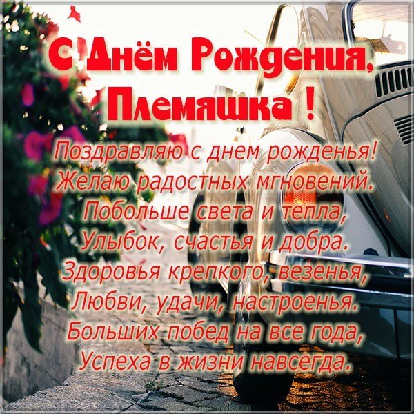 Картинка с днем рождения племяннику от тети