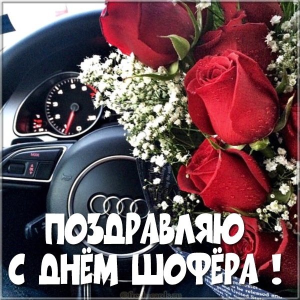 Картинка с днем шофера женщине