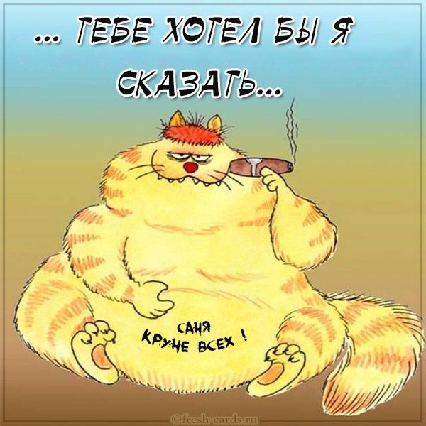 Картинка Саньку с приколом