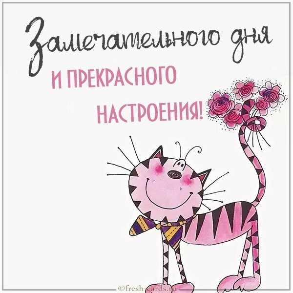 Картинка замечательного дня и прекрасного настроения