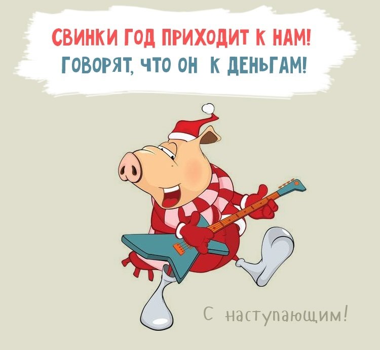 Красивая картинка с 2019 годом свиньи загрузить