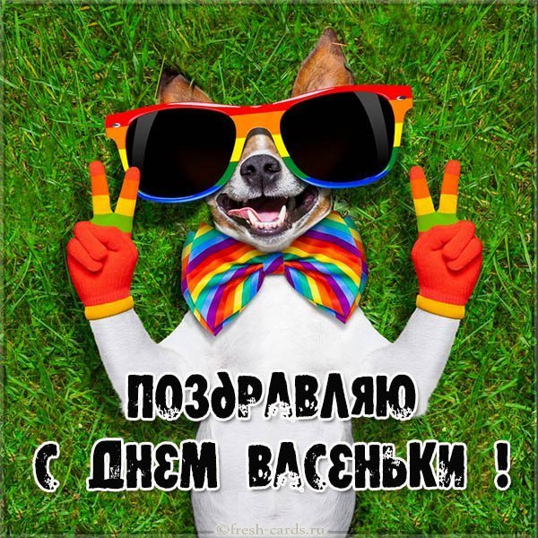 Красивая картинка с днем Васеньки