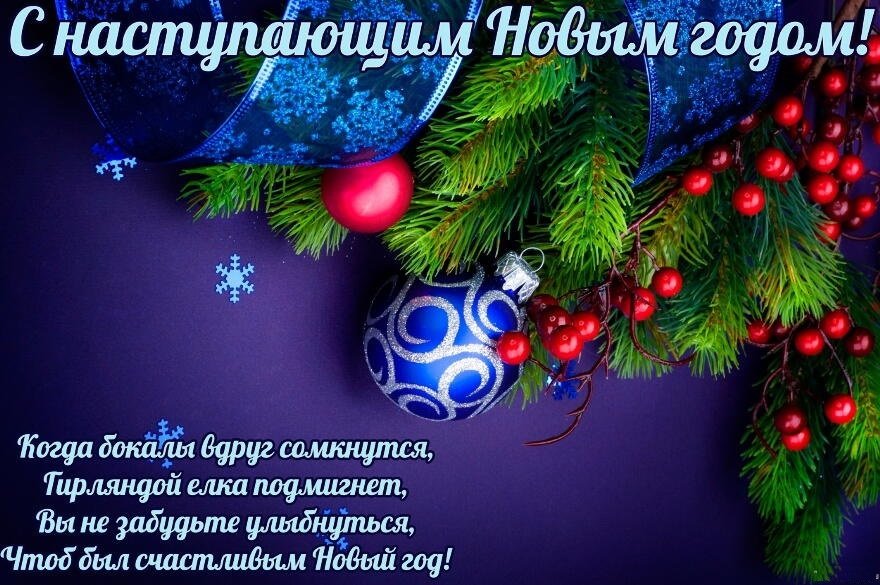 Красивая открытка на Новый 2019 Год свиньи загрузить