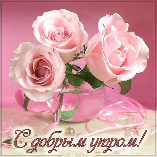 Очень милая открытка с добрым утром