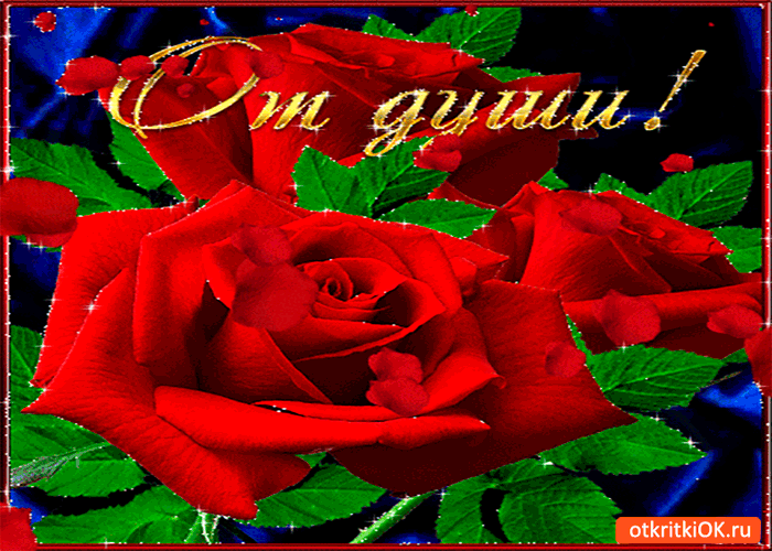 От души эти живые розы
