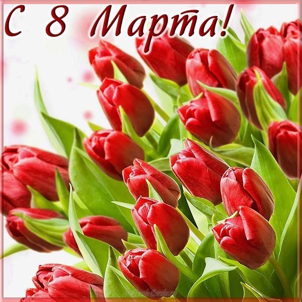 Открытка 8 марта фото для женщины