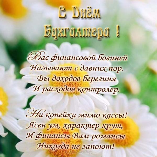 Открытка красивая с днем бухгалтера
