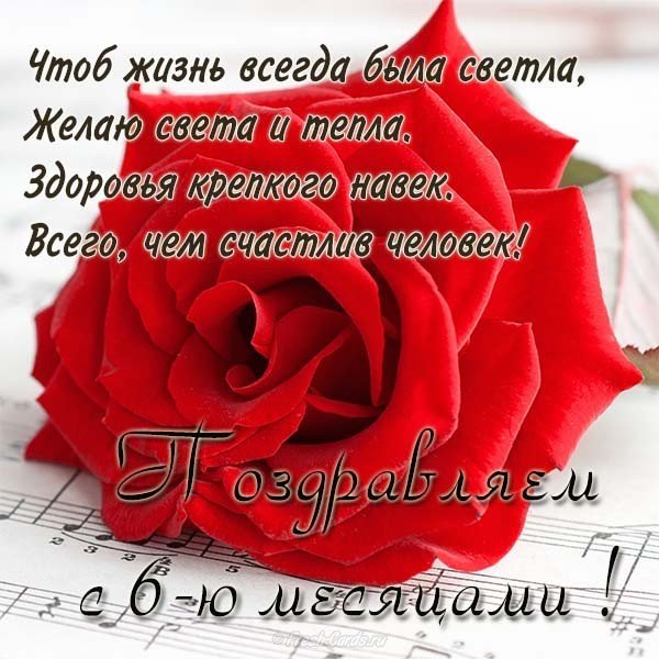 Открытка полгода мальчику