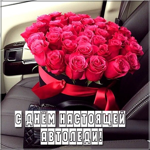 Открытка с днем автоледи
