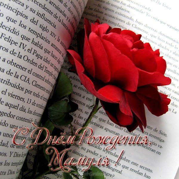 Открытка с днем рождения для мамы