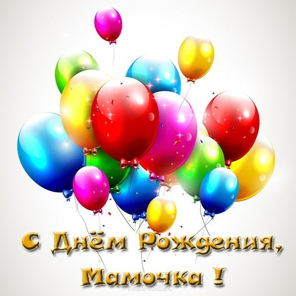 Открытка с днём рождения матери