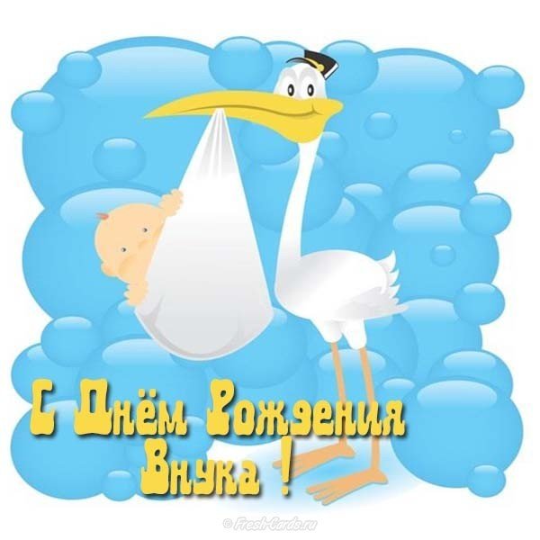 Открытка с днём рождения внука дедушке