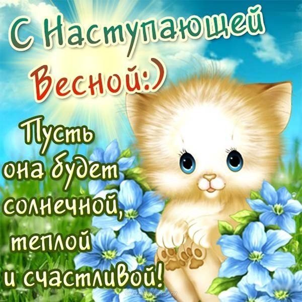 Первый день весны картинка поздравление в прозе