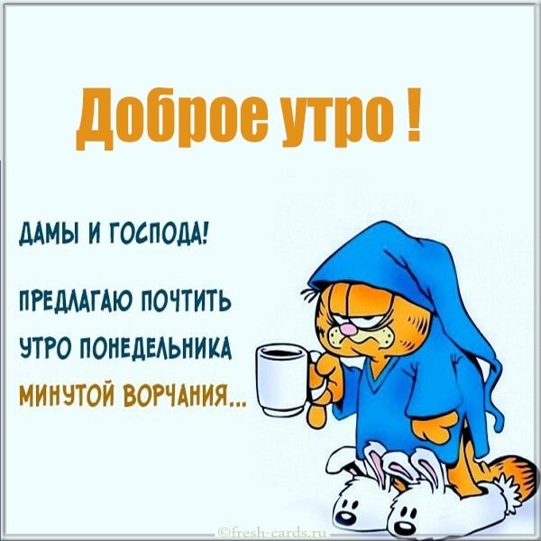 Понедельник доброе утро смешная картинка
