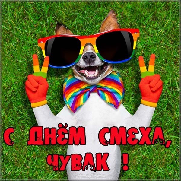 Поздравление картинка с днем смеха прикольная