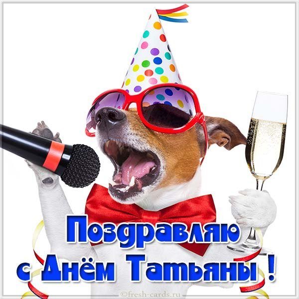 Прикольная картинка с днем Таньки