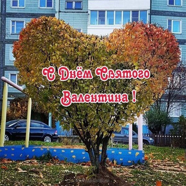 Прикольная открытка с днем Святого Валентина друзьям