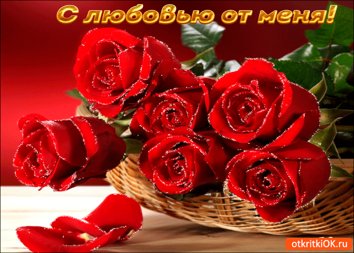 С любовью от меня цветы