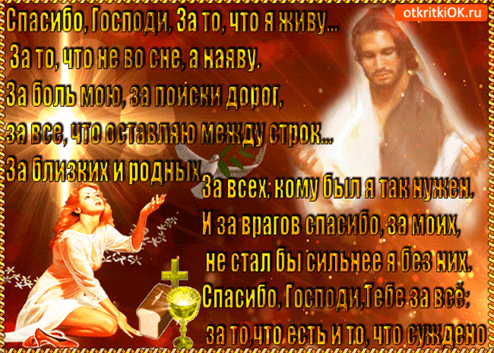 Спасибо за то что живу Спасибо за то что живу