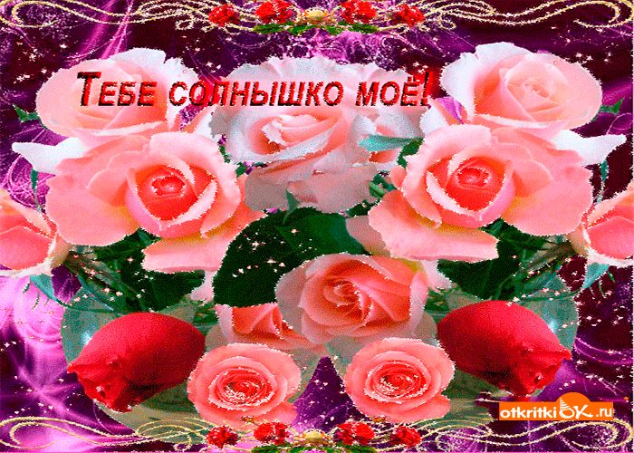 Тебе солнышко моё