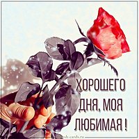 Бесплатная электронная картинка хорошего дня любимая