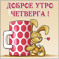 Доброе утро четверга картинка прикольная новая