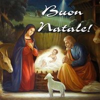 Итальянская открытка с рождеством