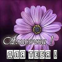 Картинка Алисочка для тебя