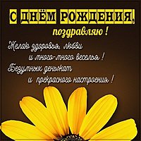 Картинка день рождения с цветами и стихами