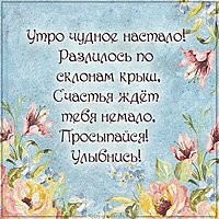 Картинка доброе утро хорошего дня цветы