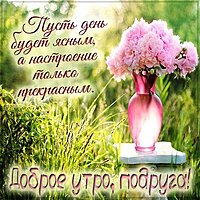 Картинка доброе утро подруга красивая
