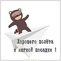 Картинка хорошего полета и мягкой посадки веселая