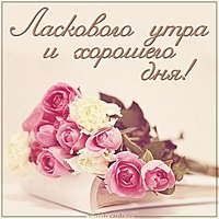 Картинка ласкового утра и хорошего дня