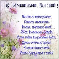 Картинка на день имени Евгений с поздравлением