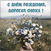 Картинка с днем рождения дорогой снохе
