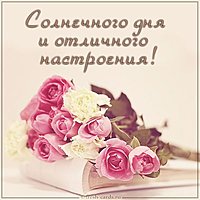Картинка солнечного дня и отличного настроения красивая