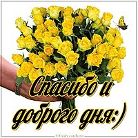 Картинка спасибо и доброго дня