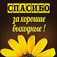 Картинка спасибо за хорошие выходные