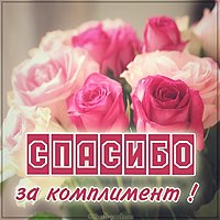 Картинка спасибо за комплимент женщине