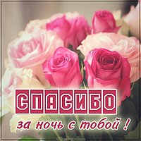 Картинка спасибо за ночь с тобой