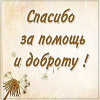 Картинка спасибо за помощь и доброту