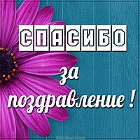 Картинка спасибо за поздравление мужчине