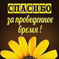 Картинка спасибо за проведенное время