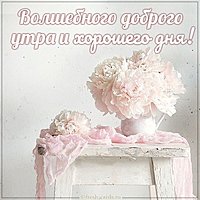 Картинка волшебного доброго утра и хорошего дня