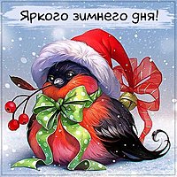 Картинка яркого зимнего дня