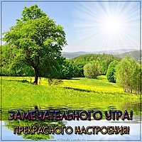 Картинка замечательного утра и прекрасного настроения красивая