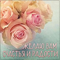 Картинка желаю вам счастья и радости