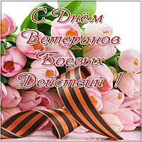 Красивая открытка с днем ветеранов боевых действий